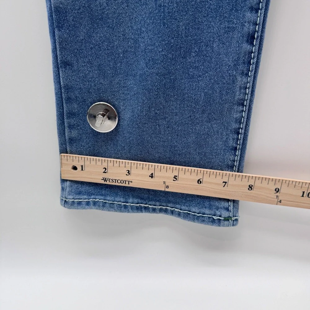 True Religion Ricky Big T Flap Jeans Mens 30 Light Pacific Wash New
